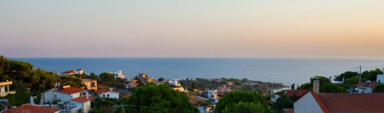 Villa Apex With Seaview Lagonisi Exterior foto