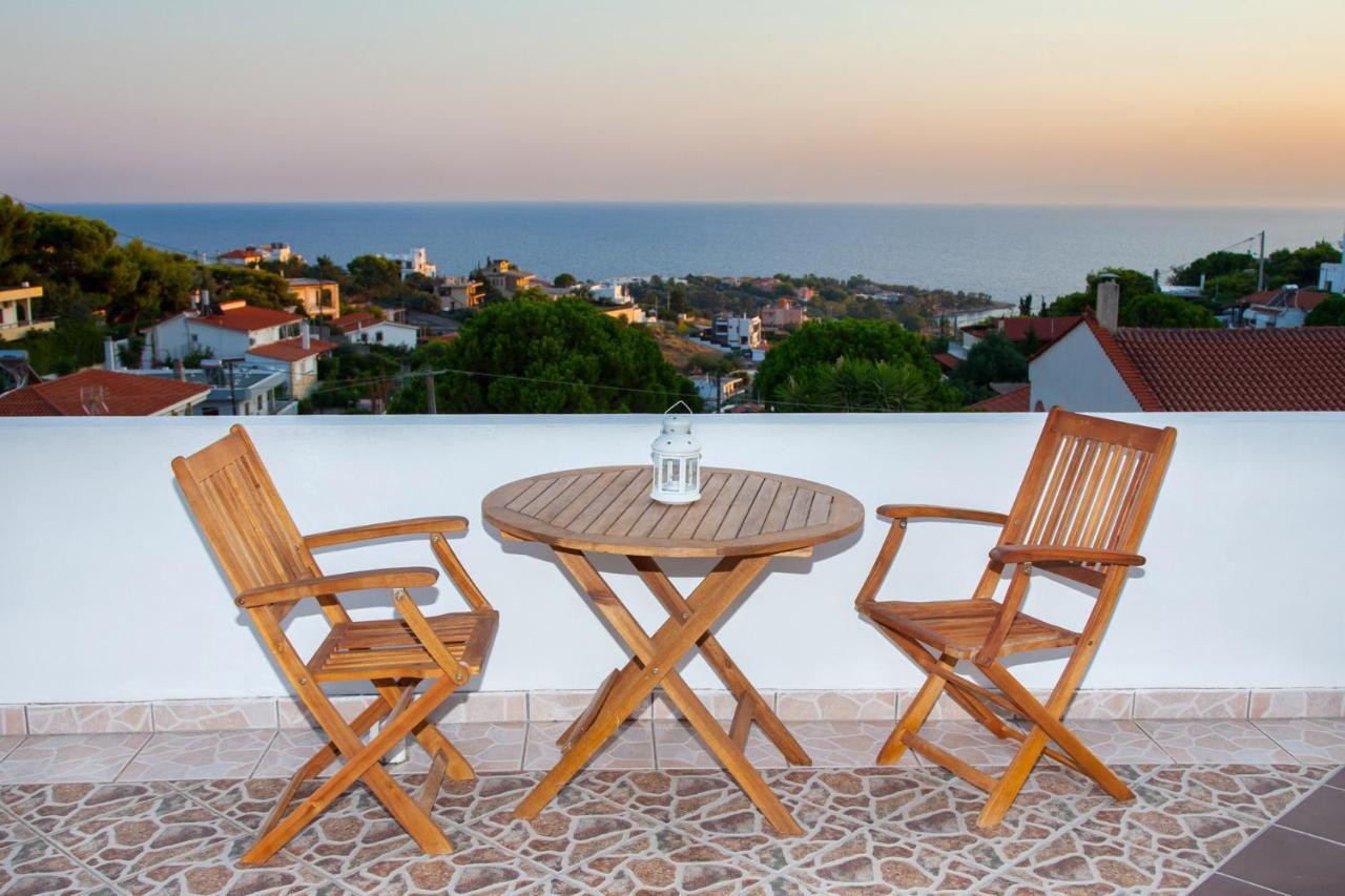 Villa Apex With Seaview Lagonisi Exterior foto